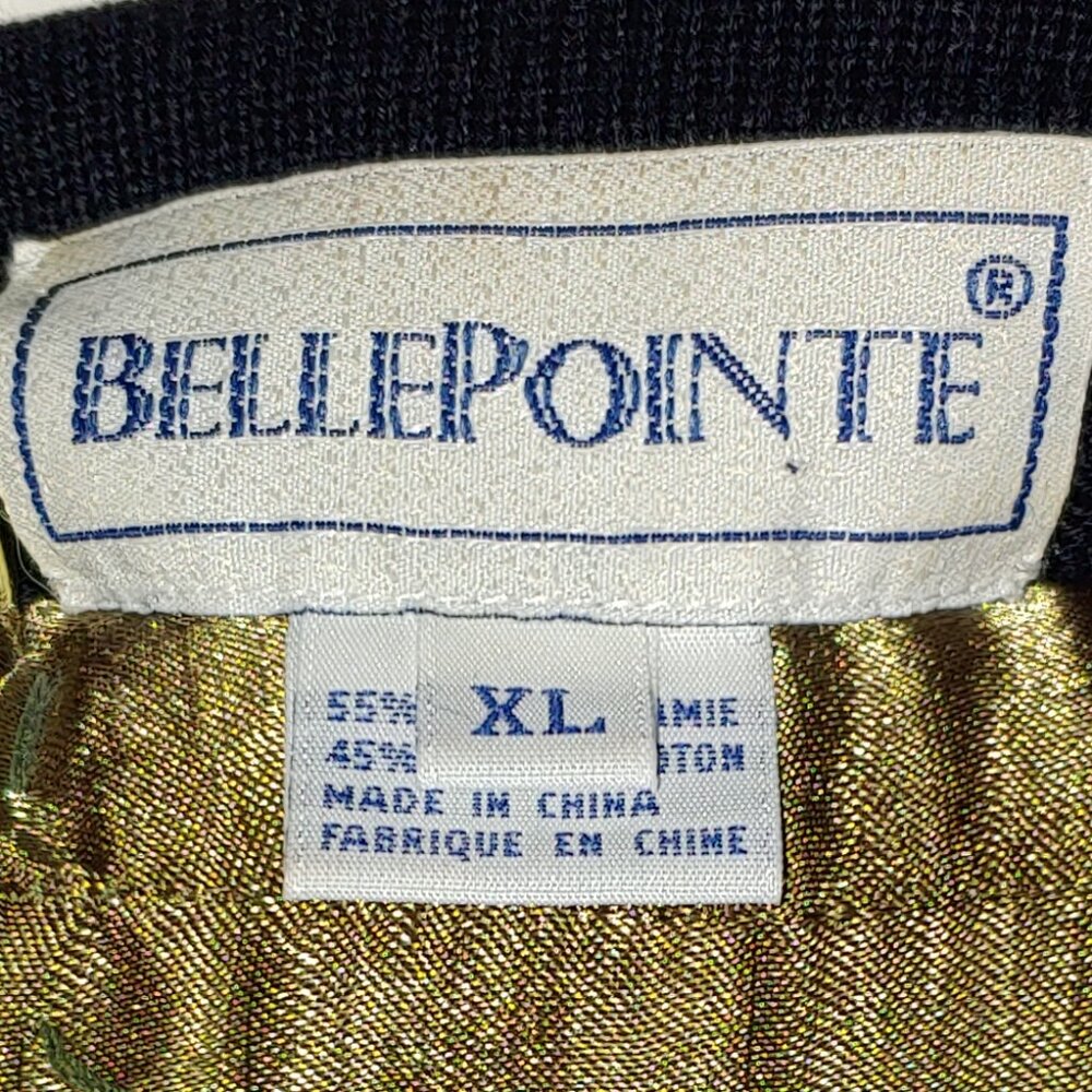 Bellepointe Vintage Embroidered Button Up Cardigan Size XL Black - Picture 3 of 6